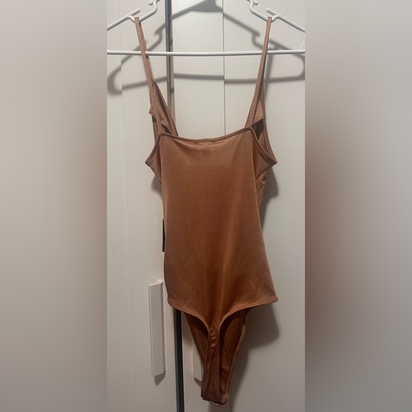 Express Tan/Bronze Bodysuit size‎ S - Picture 6 of 6